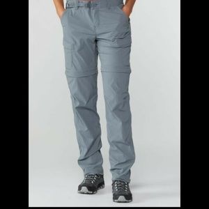REI Womens Sahara Convertible Pants Women Size 2, color Granite Peak Blue